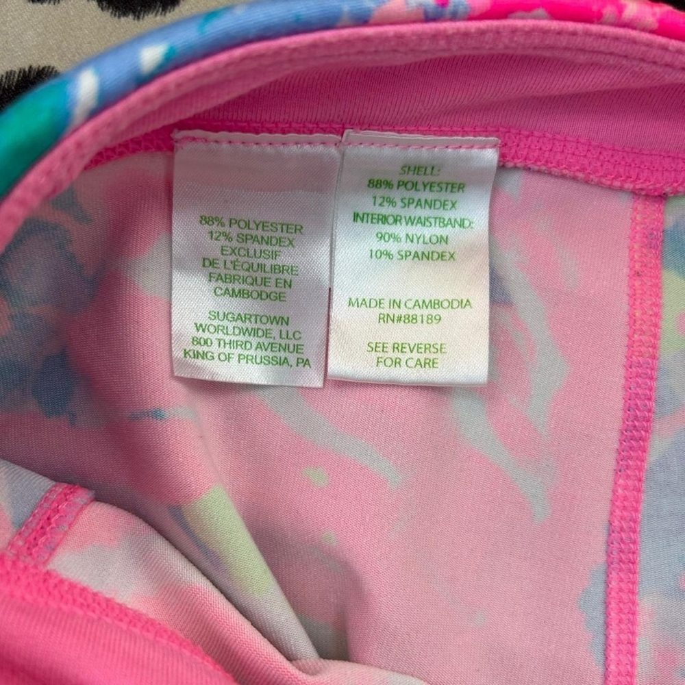 Lilly Pulitzer Luxletic Leggings – Girls L (8–10) - Picture 6 of 7